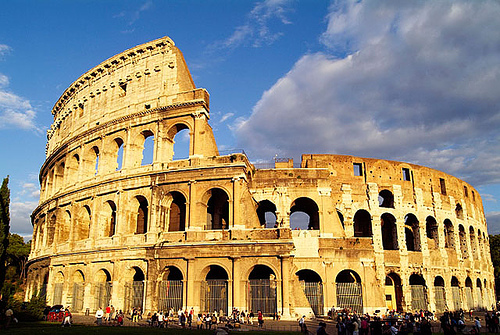 Exterior del Coliseo de Roma