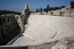 Odeum_of_Herodes_Atticus_partailly_reconstructed