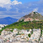 La colina de Licabeto en Atenas